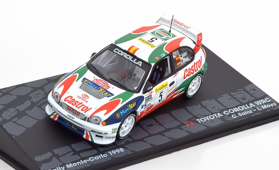 Модель 1:43 Toyota Corolla WRC №5 «Castrol» Rallye Monte-Carlo (Carlos Sainz - Luis Moya)