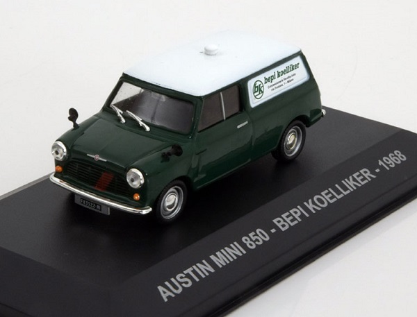austin mini 850 "bepi koelliker" - green/white AF012 Модель 1:43