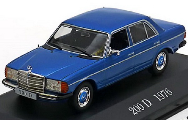 mercedes-benz 200 d (w123) limousine - blue MB-27 Модель 1:43