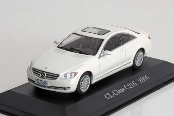 Модель 1:43 Mercedes-Benz CL Class C216 2006 - white