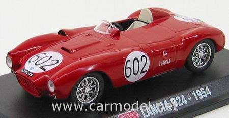 Модель 1:43 Lancia D24 №602 Winner Mille Miglia (Alberto Ascari) - red