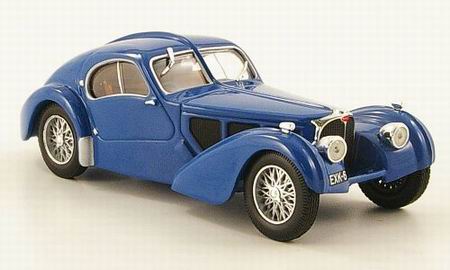 bugatti t57 atalante coupe - blue MUSK018 Модель 1:43