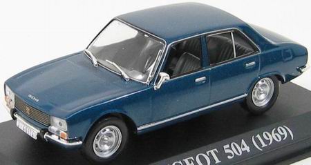 Модель 1:43 Peugeot 504 - blue met