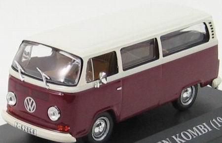 Модель 1:43 Volkswagen T2 Kombi Minibus - brown/ivory