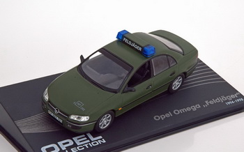opel omega b «feldjäger» - olive green OPEL-113 Модель 1:43