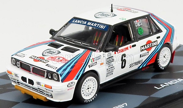 lancia - delta integrale hf 4wd team martini racing n 6 rally montecarlo 1987 m.biasion - t.siviero RMIT014 Модель 1:43