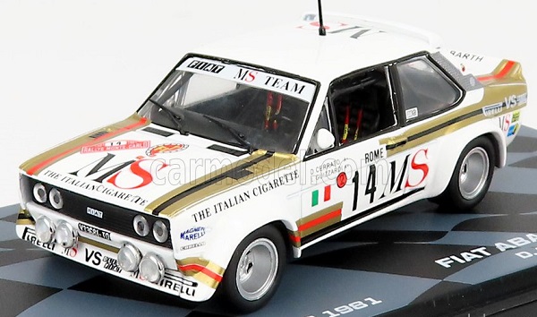FIAT 131 ABARTH MS №14 Rallye Monte-Carlo (D.CERRATO - L.GUIZZARDI) RMIT022 Модель 1:43