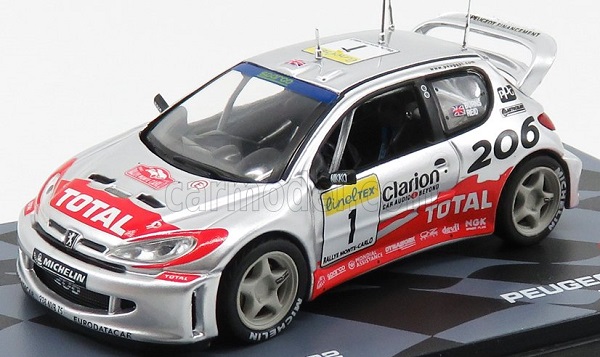 Peugeot 206 WRC №1 RALLY MONTE-CARLO (R.BURNS - R.REID) RMIT025 Модель 1:43