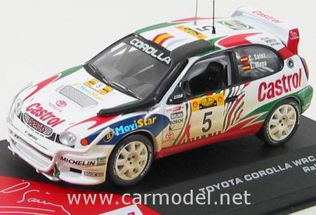 Модель 1:43 Toyota Corolla WRC №5 «Castrol» Rally Safari (Carlos Sainz - Luis Moya)