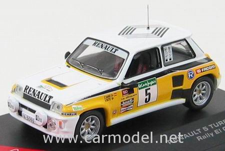Модель 1:43 Renault 5 Turbo №5 Winner Rally El Corte Ingles (Carlos Sainz - Antonio Boto)