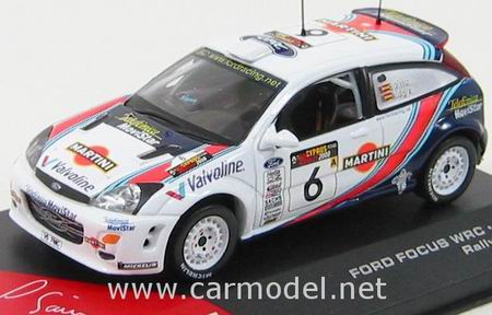 Модель 1:43 Ford Focus WRC №6 Winner Rally Cipro (Carlos Sainz - Luis Moya)