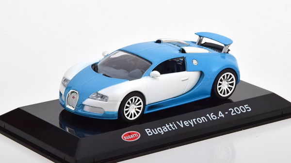 Модель 1:43 Bugatti Veyron 16.4 - blue/white