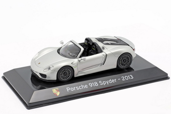 Модель 1:43 Porsche 918 Spyder - silver