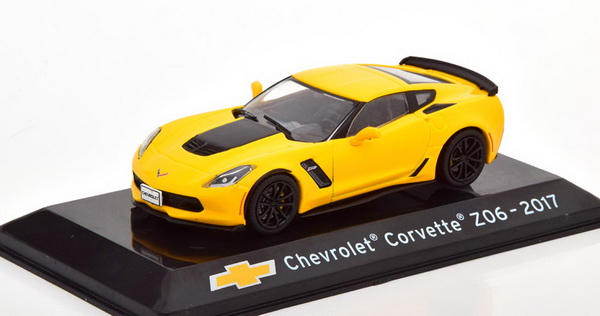 Chevrolet Corvette Z06 - yellow SC-53 Модель 1:43