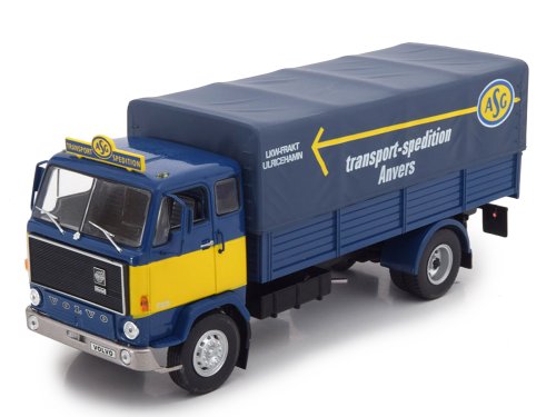 volvo f89 «transport-asg» - blue/yellow SCNA0069 Модель 1:43