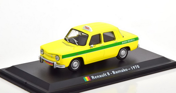 Модель 1:43 Renault 8 Taxi Bamako - yellow/green