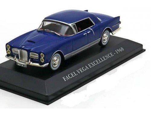 facel vega excellence 1960 blue/silver VF01 Модель 1:43