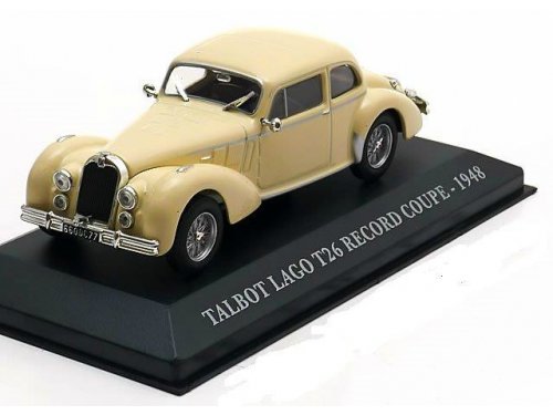 Модель 1:43 Talbot-Lago T26 Reord Coupe - creme-white