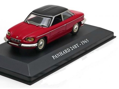 Модель 1:43 Panhard 24BT - red/black
