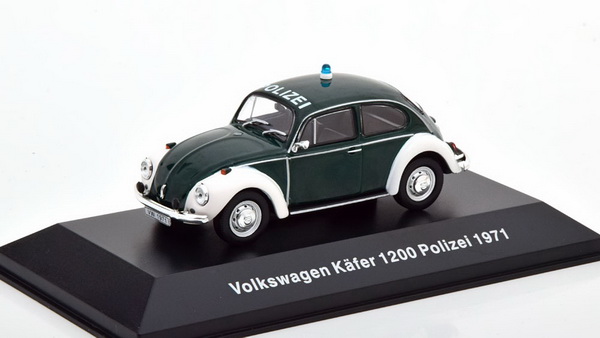 Модель 1:43 Volkswagen Käfer 1200 Polizei - green/white