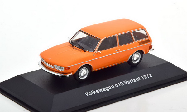 volkswagen 412 variant - orange VW-52 Модель 1:43