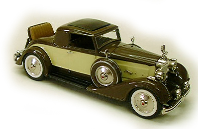 packard rumble seat coupe - brown/cream GRB54 Модель 1:43