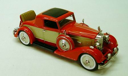 packard rumble seat coupe - red/gold met GRB55 Модель 1:43