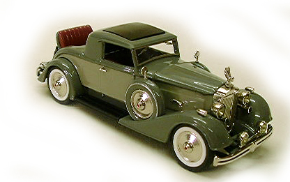 packard rumble seat coupe - 2-tones grey GRB57 Модель 1:43