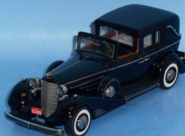 Модель 1:43 Cadillac V16 Town Car Coupe de Ville - Joan Crawford personal car - black