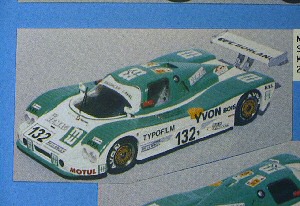 Модель 1:43 Sauber Ford SHS C6 №132 24h Le Mans - MUTUELLE DU MANS (KIT)