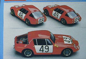 Модель 1:43 Austin-Healey SPRITE Coupe 24h Le Mans ROUGE №48 - 49 KIT