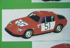 Модель 1:43 Austin-Healey SPRITE PROTO Le Mans ROUGE №51 CLIVE BAKERA.HEDGES+C370 KIT
