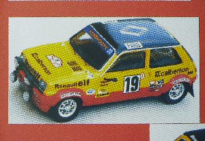 Модель 1:43 Renault 5 Alpine №19 Gr.2 «Calberson» Rallye Monte-Carlo 1° (Guy «Grizzly» Frequelin - Jean «Jeannot» Ragnotti) (KIT)