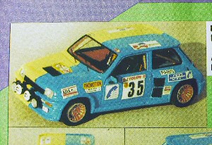 Модель 1:43 Renault 5 Turbo №35 «CEVENNES» «La Poste» - FRANCE TELECOM / RALLYE Monte-Carlo (KIT)