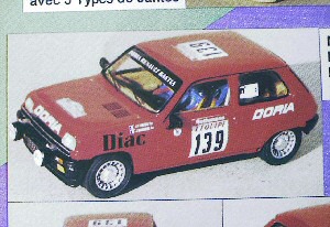 Модель 1:43 Renault 5 AlpineTurbo №139 Gr.N «Doria» 1° Tour de Corse (Jean-Pierre Deriu) (KIT)
