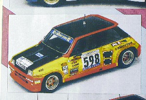 Модель 1:43 Renault 5 Turbo `PROTO` 1° SORTIE R 5 T «Calberson» Giro d`Italia - FREQUELIN №598 (KIT)