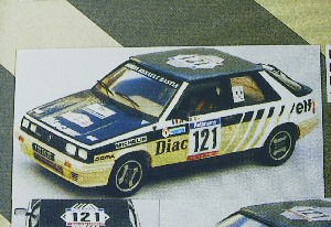 Модель 1:43 Renault 11 Turbo №121 Gr.N «Diac» 1° Tour de Corse (Jean-Pierre Deriu - Mariani) (KIT)