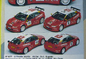 citroen xsara kit-car 1° tour de corse et rally catalunya (bugalski) (kit) MRK0377 Модель 1:43
