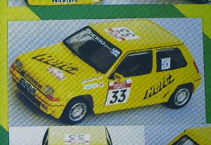 Модель 1:43 Renault 5 GT Turbo Gr.N (Arne Hertz) KIT