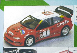 citroen xsara t 4 frc usine 1° rally le touquet №1 (p.bugalski - jean-paul chiaroni) kit MRK0407 Модель 1:43