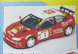 citroen xsara kit-car france 1° rally lyon-charbonnieres №1 (sebastian loeb - daniel elena) kit MRK0427 Модель 1:43