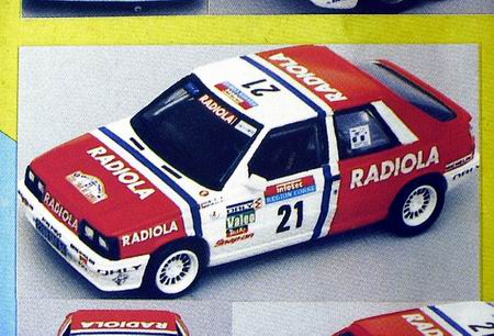 Модель 1:43 Renault 11 Turbo №21 Gr.A «Radiola» Tour de Corse (Paul Rouby - Jean-Louis Martin) (KIT)