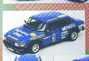 saab 99 turbo publimo bleu rallye de suede №3 (stig lennart blomqvist) (kit) MRK0460 Модель 1:43
