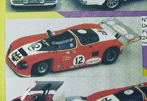 Модель 1:43 De Cadenet T.380 Batman 24h Le Mans №12 (Nick Faure - Simon Phillips - Martin Raymond - John Beasley) (KIT)