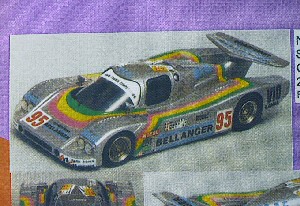 Модель 1:43 Sauber Ford SHS C6 №95 BELLANGER 24h Le Mans (R.BASSALER - D.LACAUD - I.TAPY) (KIT)