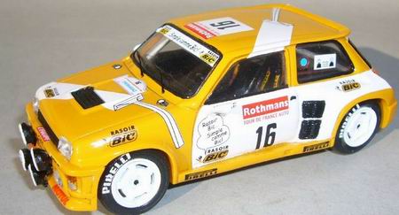 Модель 1:43 Renault 5 Turbo «Tour de Corse» №16 BIC Tour Auto (D.DE MEYER - G.BORIE) KIT