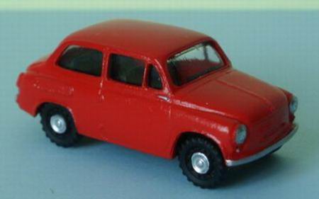 ЗАЗ 965 - красный U87850-1 Модель 1:87