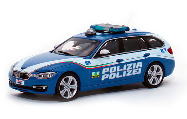 bmw 320 d touring (f31) polizia a22 autostradale polizei 143.01.008 Модель 1:43