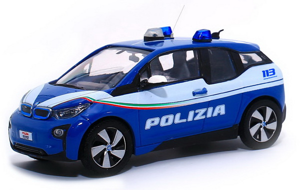bmw i3 electric car polizia 143.01.009 Модель 1:43