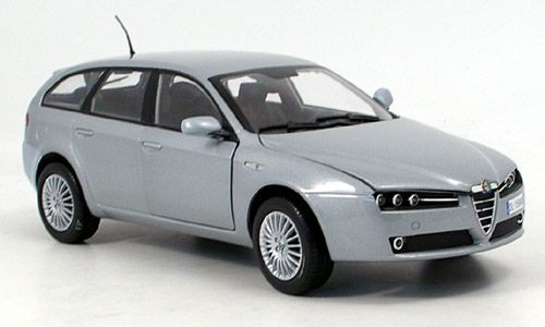 alfa romeo 159 station wagon - silver 144891 Модель 1:18